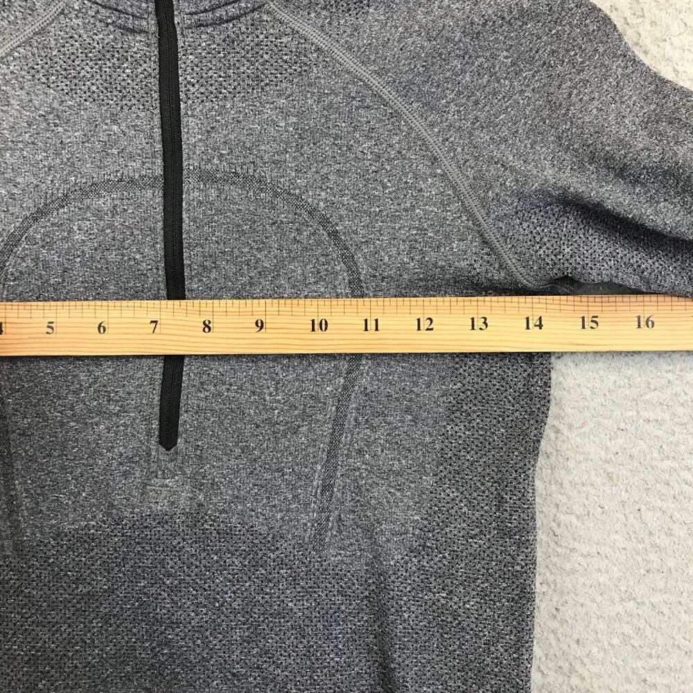 Lululemon Swiftly Tech 1/2 Zip Gray Reflective Sz… - image 7